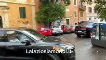 Festa addio Pedro, l'arrivo della squadra