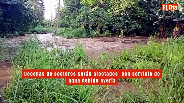 Decenas de sectores serán afectados con servicio de agua debido avería