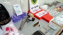 Polícia apreende mais de 3 quilos de cocaína e revólver em Toledo