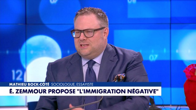 L'édito de Mathieu Bock-Côté : «Eric Zemmour propose l'immigration négative »
