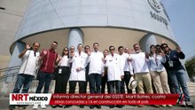 Informa director general del ISSSTE, Martí Batres, cuatro obras concluidas y 16 en construcción en todo el país