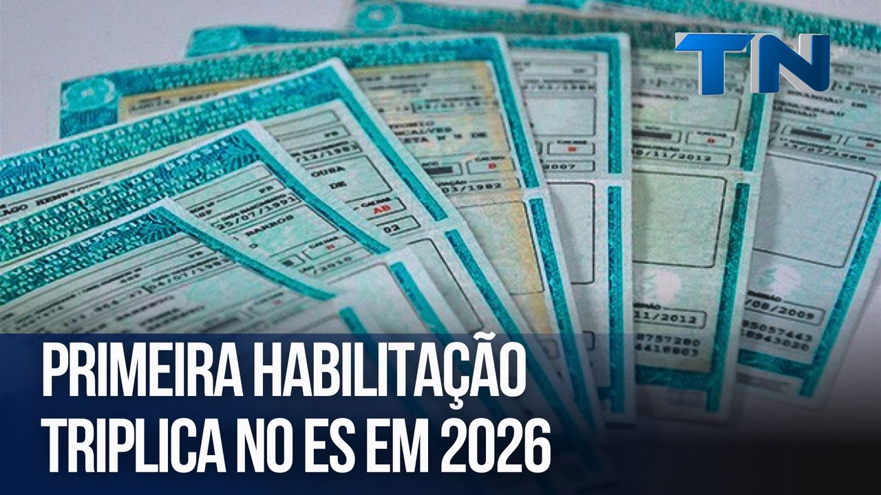 Primeira habilitação triplica no ES em 2026