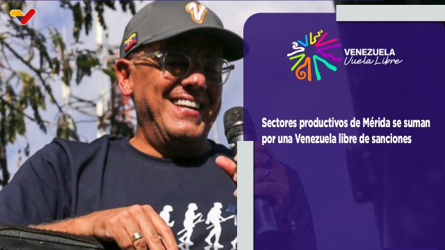 Sectores productivos de Mérida se unen en peregrinación por una Venezuela libre de sanciones