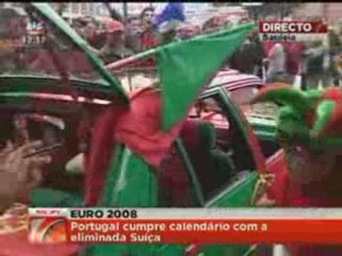 Motards Supporters portugais à Bale
