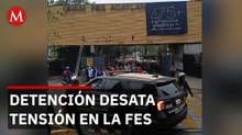 Policías ingresan a FES Acatlán tras una detención