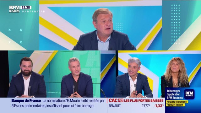 Pari ETI : Patrice Bégay reçoit Anton Bielakoff (CELAD), Valérie Jimenez (Groupe Jimenez), Mikaël Bresson (Groupe Phytocontrol) et Edgar Alber (Alber) - 20/05