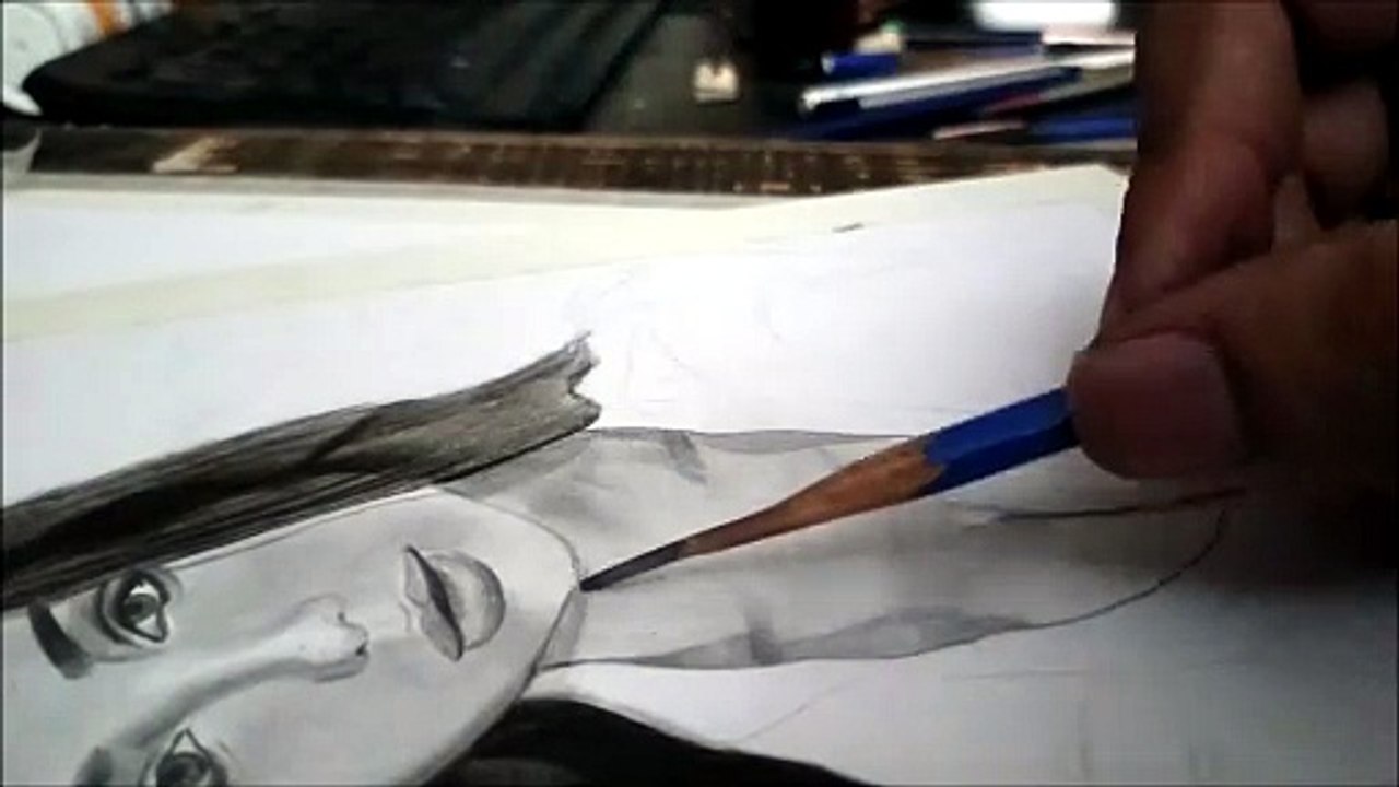 Portrait Sketch Of  Mares Andreea Blackwidof