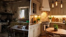 Old Village Kitchen Makeover | Cozy Luxury Transformation ✨🔥