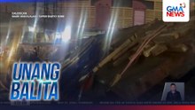 Truck na may kargang coils, tumagilid sa Monumento Circle | Unang Balita