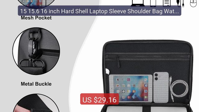 15 15.6 16 inch Hard Shell Laptop Sleeve Shoulder Bag Waterproof S... Best Deal 2026 | Shop Now!