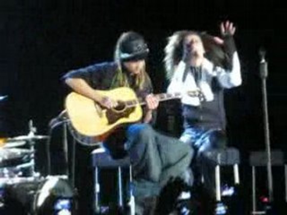 Tokio hotel 10.03.08arrivé BillTom+début In die nacht
