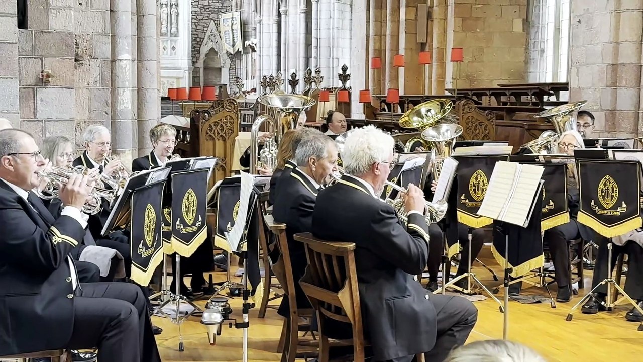 Interactive fun with Crediton Town Band during their concert, video Alan Quick IMG_0958