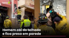 Homem passa 10 horas preso em parede até ser resgatado por policiais