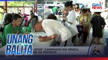 "Yes to Ayos" campaign ng MMDA, inilunsad sa Pateros | Unang Balita
