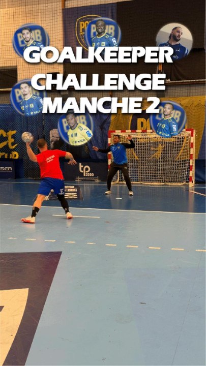 Goalkeeper Challenge Ft @pontaultcombaulthb Manche 2 ! 🔥 #Handball #Hand #Defi #GoalKeeper #PCHB