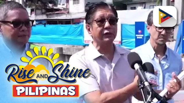 Drainage improvement project sa G. Araneta, Quezon City, inspeksiyon ni PBBM | ulat ni Kenneth Paciente