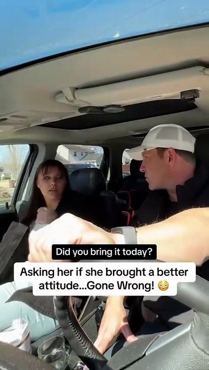 She definitely brought it! 🤨🤣 #attitude #Relationship #couple #fyp #funny