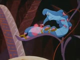 Alice Au Pays des Merveilles - Chenille Bleu