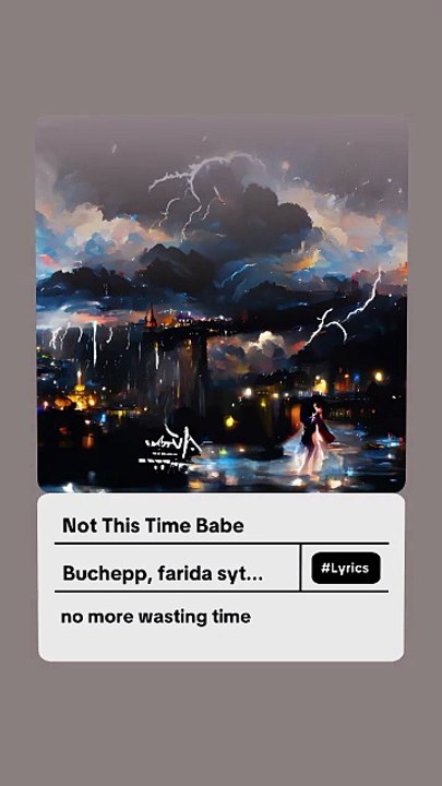 not this time babe