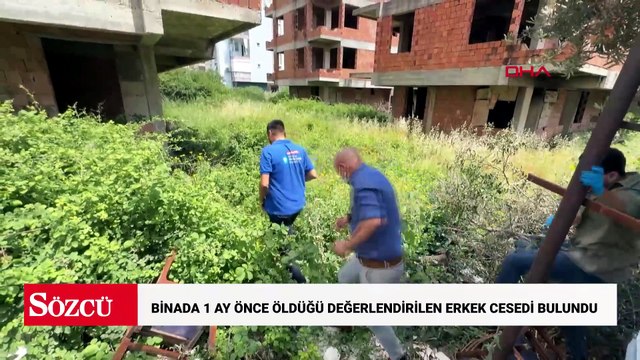 Binada 1 ay önce öldüğü değerlendirilen erkek cesedi bulundu