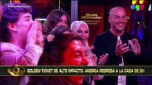 Así ingresó Andrea del Boca a la casa de Gran Hermano