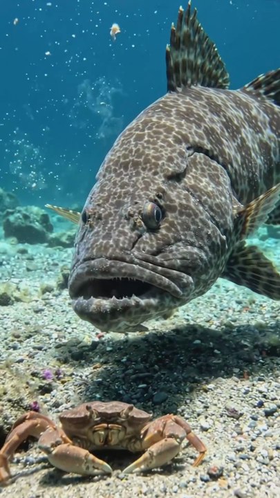 Most Ultimate Ocean Predator: The Terrifying Wolffish! 🐟 #animalfacts #mkzoologist #.wildlifefacts