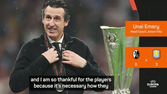 Europa League 'king' Emery salutes players after win number five