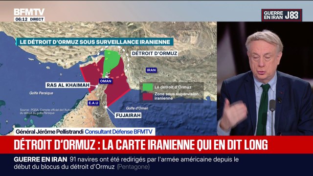Détroit d'Ormuz: l'Iran dévoile une nouvelle carte qui montre la zone qui serait sous le contrôle de Téhéran
