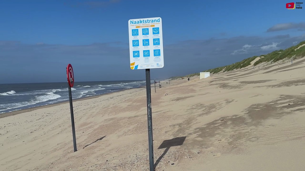Bredene | Naaktstrand / Plage Naturiste | Belgique Bretagne Télé