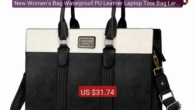 New Women's Bag Waterproof PU Leather Laptop Tote Bag Large Capaci... Best Deal 2026 | Shop Now!