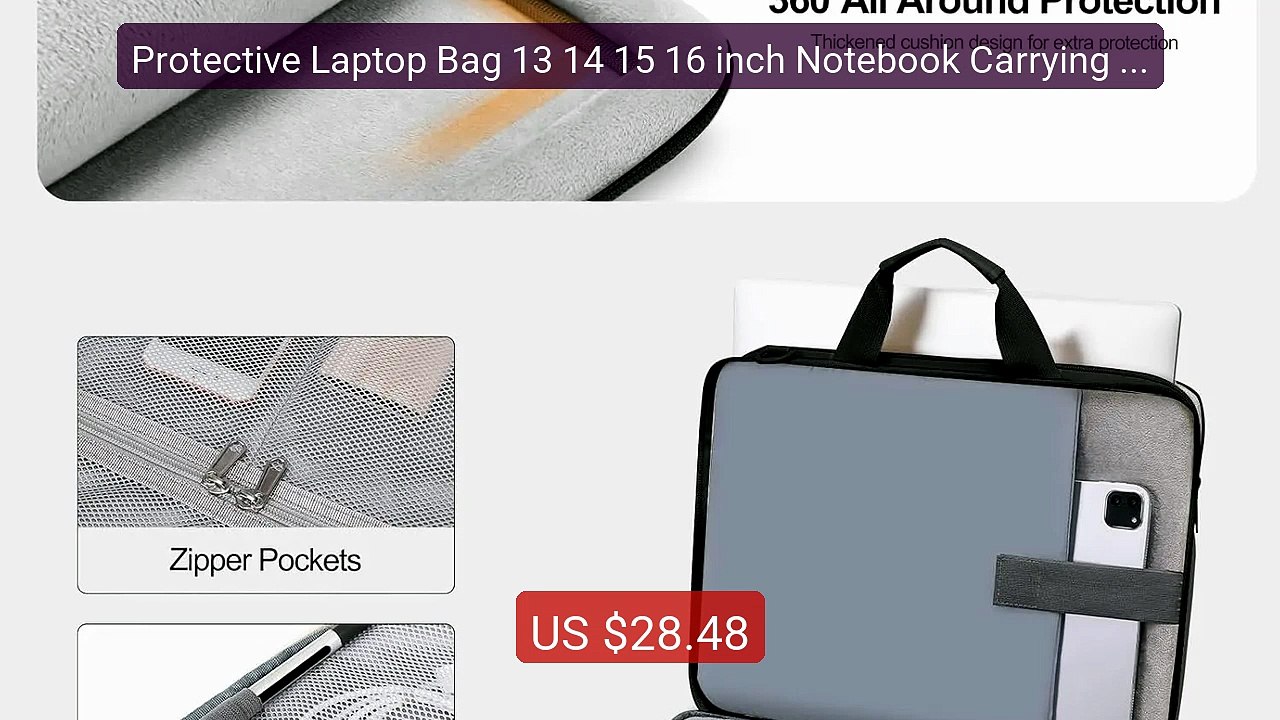 Protective Laptop Bag 13 14 15 16 inch Notebook Carrying Ca... -- Top Pick 2026 | Unbeatable Price!