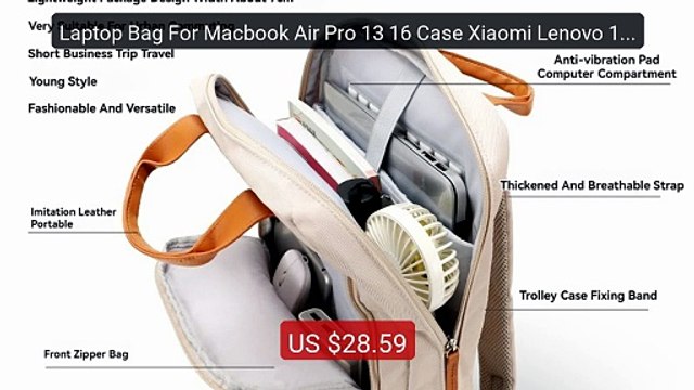 Laptop Bag For Macbook Air Pro 13 16 Case Xiaomi Lenovo 14 15.... Best Buy 2026 | Great Quality!