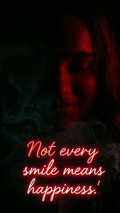 Not Every Smile Means Happiness 💔