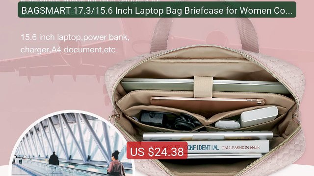 BAGSMART 17.3/15.6 Inch Laptop Bag Briefcase for Women Comput... Amazing Value 2026 | Must Have!