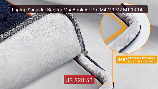 Laptop Shoulder Bag for MacBook Air Pro M4 M3 M2 M1 13 14 15 1... Best Buy 2026 | Great Quality!
