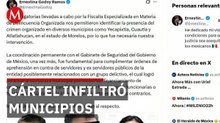 Ernestina Godoy señala infiltración del Cártel de Sinaloa en gobiernos municipales