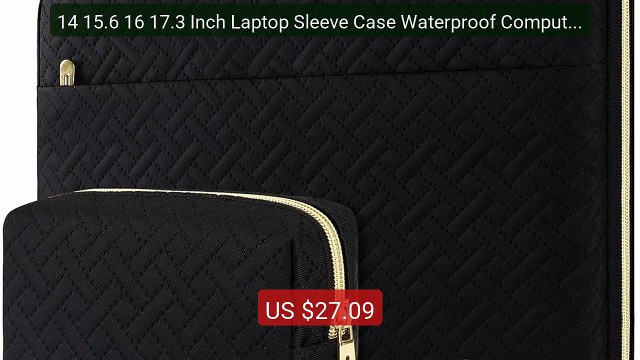 14 15.6 16 17.3 Inch Laptop Sleeve Case Waterproof Computer... Top Pick 2026 | Unbeatable Price!