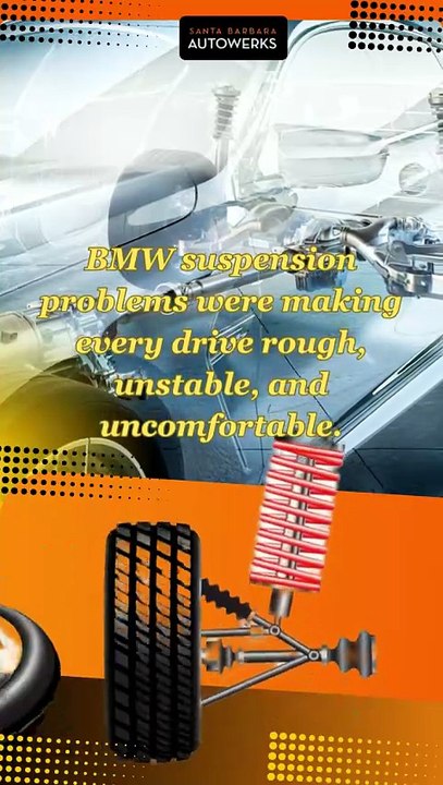 BMW Suspension Damage Made Driving Unsafe and Highly Uncomfortable!