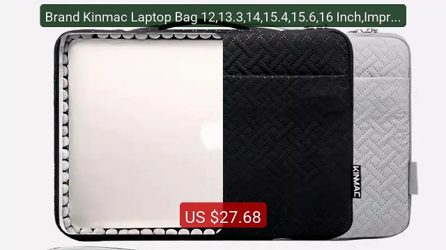 Brand Kinmac Laptop Bag 12,13.3,14,15.4,15.6,16 Inch,Imprin... Top Pick 2026 | Unbeatable Price!