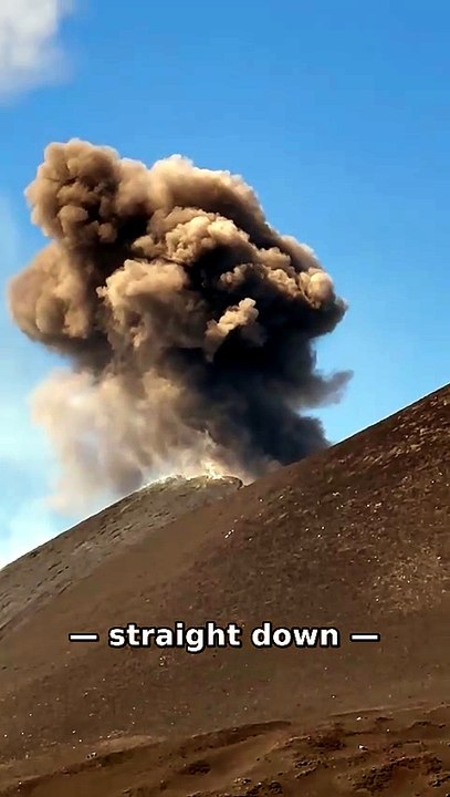 A Whole Mountain Can Vanish in 60 Seconds 🌋😱