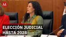 Comisión Permanente recibe iniciativa para aplazar la elección judicial a 2028