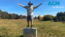 Tim The Yowie Man takes the ‘staircase to nowhere’