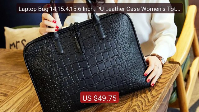Laptop Bag 14,15.4,15.6 Inch, PU Leather Case Women's Totes F... Amazing Value 2026 | Must Have!