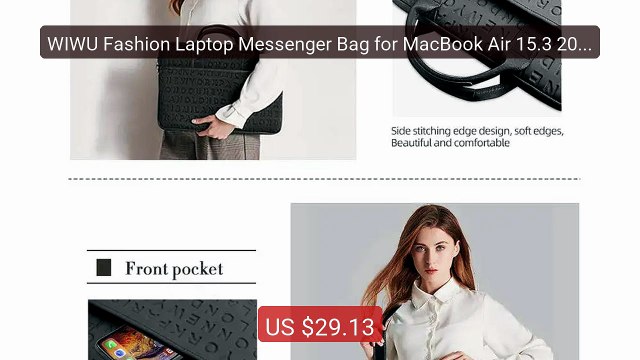 WIWU Fashion Laptop Messenger Bag for MacBook Air 15.3 2024 Waterpr... Top Rated 2026 | Buy Now!