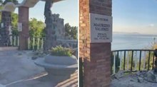Terremoto ai campi Flegrei: crolla il belvedere di Baia, alle pendici del Castello Aragonese
