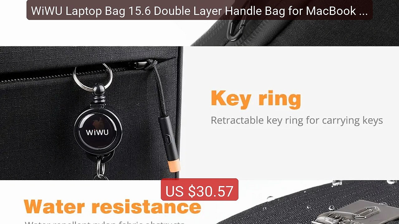 WiWU Laptop Bag 15.6 Double Layer Handle Bag for MacBook Air 1... -- Hot Deal 2026 | Limited Offer!