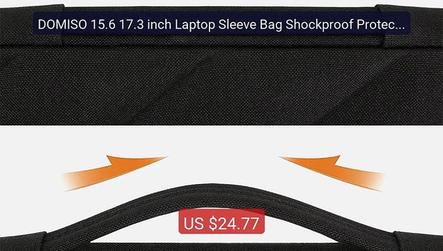 DOMISO 15.6 17.3 inch Laptop Sleeve Bag Shockproof Protective ... Best Buy 2026 | Great Quality!