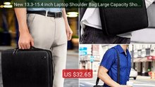 New 13.3-15.4 inch Laptop Shoulder Bag Large Capacity Shockpro... -- Best Buy 2026 | Great Quality!