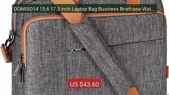 DOMISO14 15.6 17.3 inch Laptop Bag Business Briefcase Water-resist... Best Deal 2026 | Shop Now!