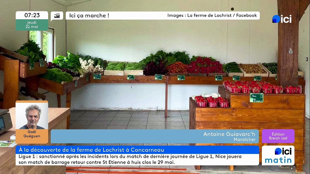 21/05/2026 - ici matin par  ici Breizh Izel en vidéo